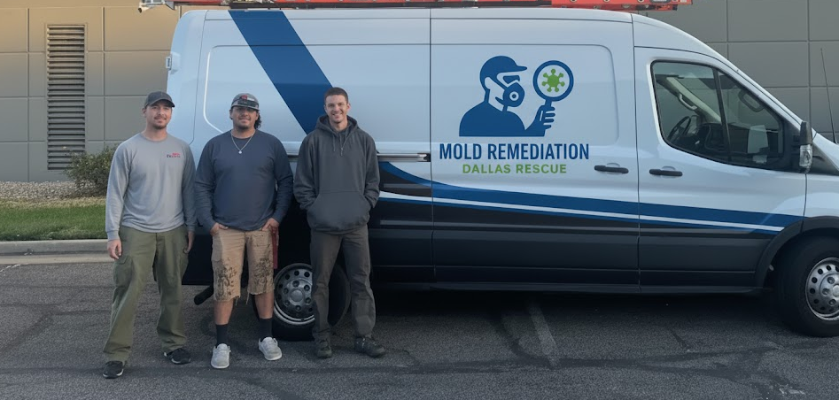 Mold Remediation Dallas Rescue Professional Service Van